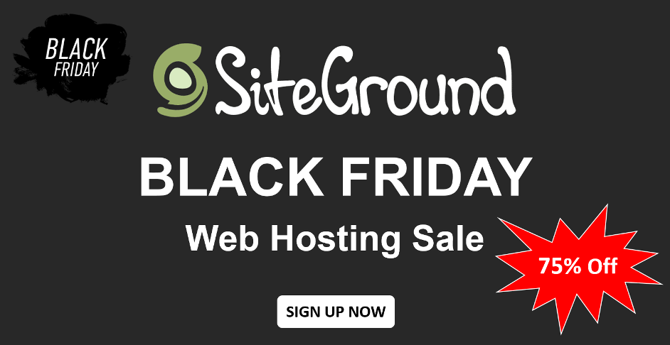 siteground black friday deals 2020
